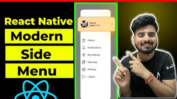 React Native Modern Side Menu 🔥 | full Video | Engineer Codewala