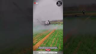 Simple Vehicle Mounted Sprayer for Crop Protection in Farming Operations #tools