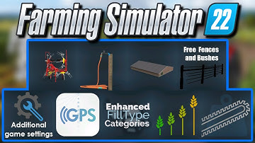 First Cow Mod, Additional Game Settings, GPS Update! | Farming Simulator 22