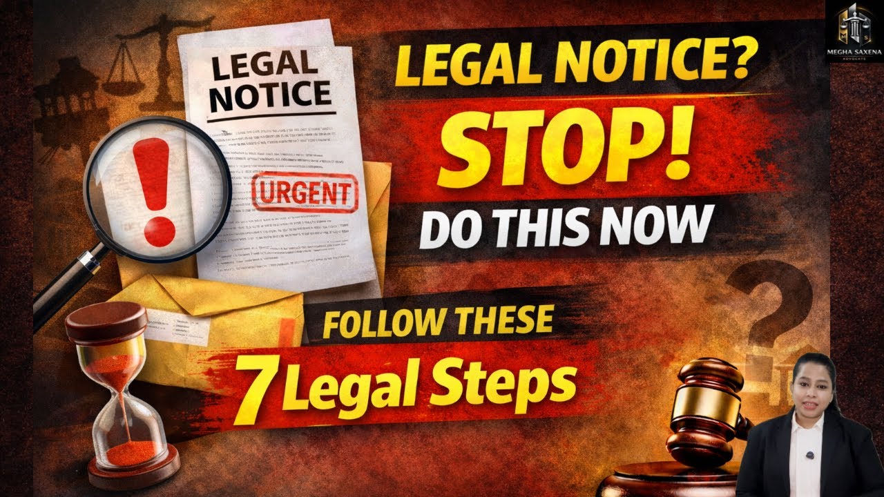 Legal Notice Received? STOP! Do This Before It’s Too Late (7 Legal Steps)