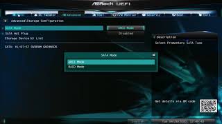 Asrock A320M-Hdv R4.0 Uefi Bios Setup & Settings