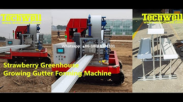 Strawberry Greenhouse Gutter Forming Machine Strawberry Growing Gutters