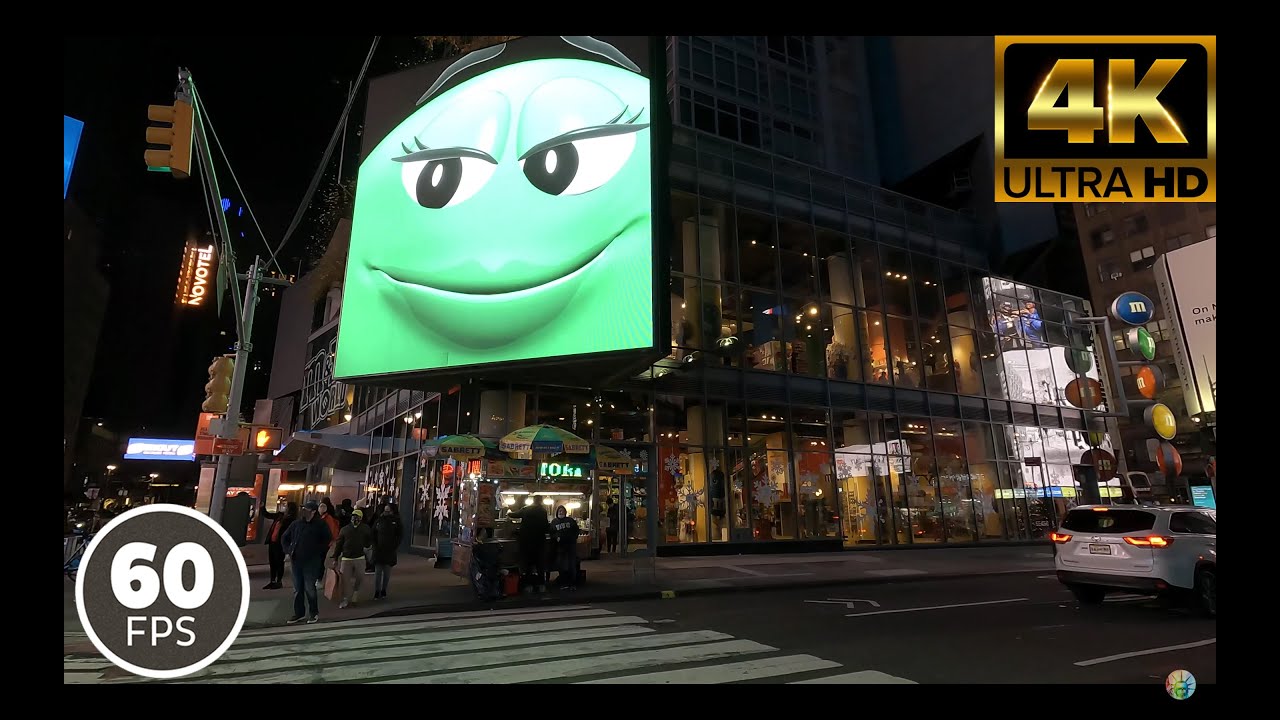 【4K60】 NYC M&M'S World Tour (Dec 11, 2020)