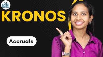 Accruals in Kronos | Kronos Course | Kronos Online Classes | Kronos Online Tutorial | CyberBrainer