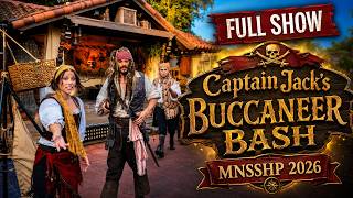Captain Jack s Buccaneer Bash FULL SHOW MNSSHP 2026 at Magic Kingdom