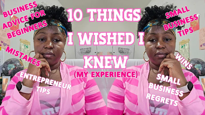 10 Things I Wish I Knew Before Starting My Business (My Regrets & Wins)🏆 Lala Creative Designs