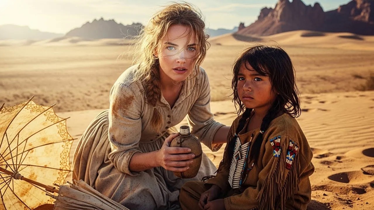 ELLA SALVÓ A UN NIÑO APACHE PERDIDO DEL SOL DEL DESIERTO — SU PADRE GUERRERO CRUZÓ LAS DUNAS PA