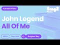 John Legend - All of Me (Karaoke Piano)