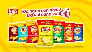 SNACK LAY’S THÊM 20% - ĐÃ NGON CÒN NHIỀU, ĐÃ VUI CÀNG VUIIIIIIIIIII