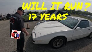 1989 Pontiac Firebird Formula. Sitting for 17 years. Will it run and drive?