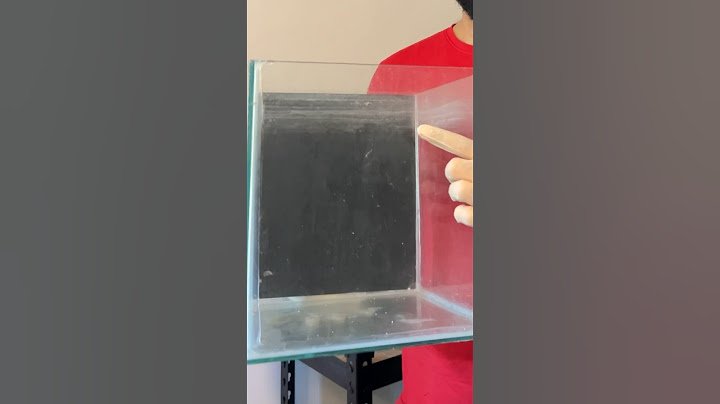 How to remove aquarium glass stains?