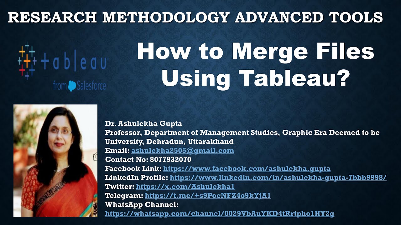 05 How to Merge Files Using Tableau? (Files)(tableau)(merging)(analysis)