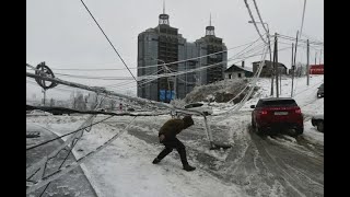 Russia: Freezing rain in Vladivostok 19.11.2020