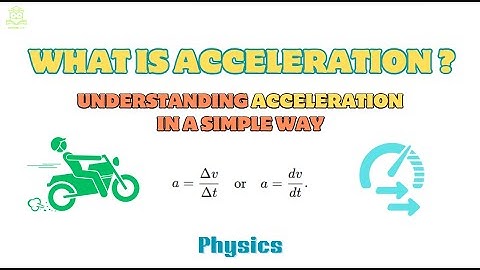 What is Acceleration? - Understanding Acceleration – Simple Explanation with Real-Life Examples