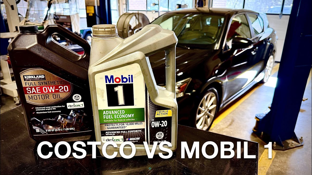 Costco Kirkland Signature oil versus Mobil 1 with Blackstone Labs
