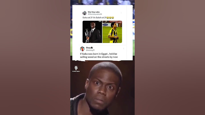 Bukayo saka at 21 vs mo salah at 21 😳
