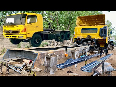 Handmade Manufacturing of Truck Body Frame, Production of Hino Truck Chassis and Complete Body Frame