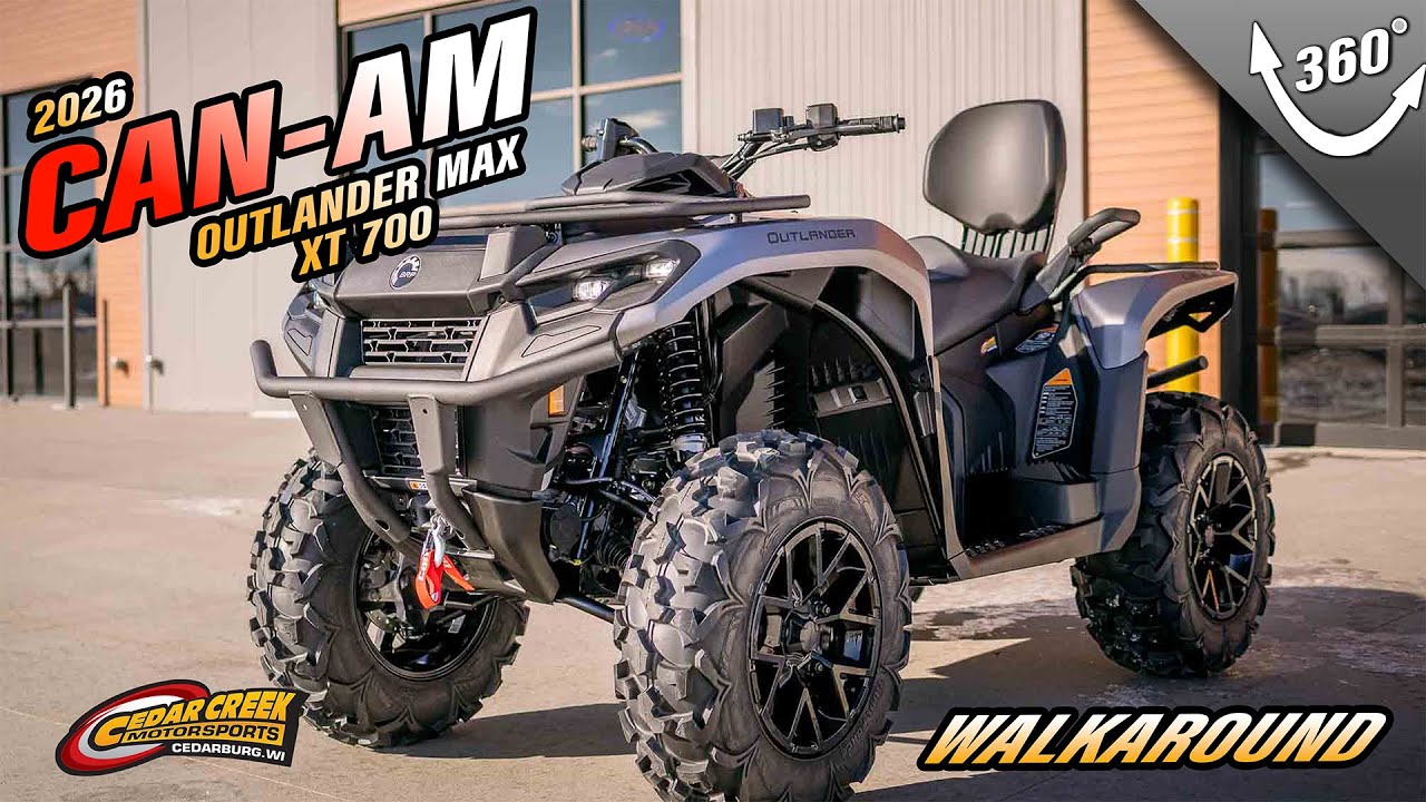 Walkaround | 2026 Can-Am® Outlander MAX XT 700 - YouTube