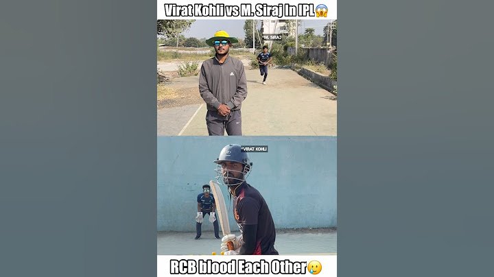 Mohammed Siraj vs Virat Kohli in IPL😭 #shorts #cricket #trending