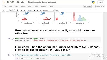 The Spark Foundation GRIP - Task 2 of Data Science and Business Analytics Internship