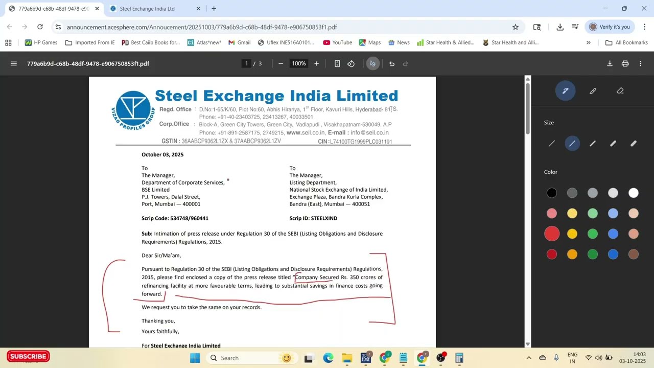 Steel Exchange India, Steel Exchange India Share latest news, STEELXIND, steelxind share latest news