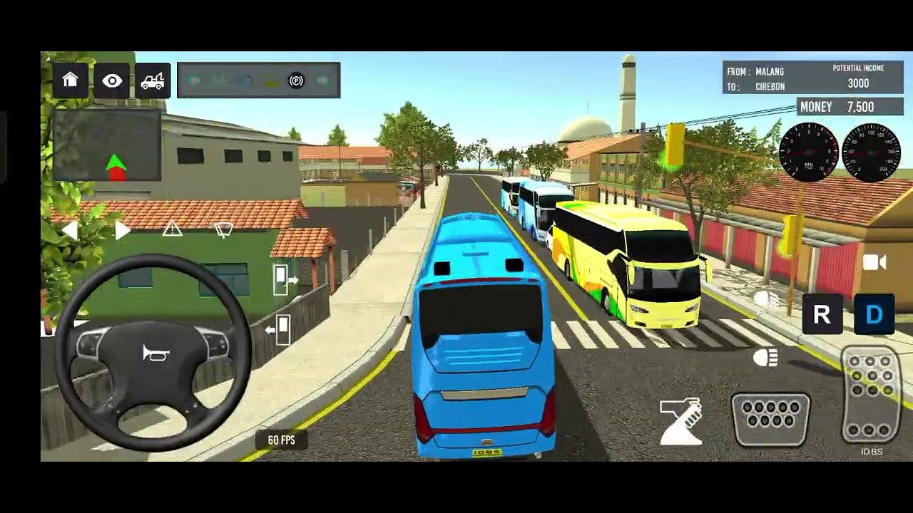 Euro Bus Driving Game PublicTransportation 2024 Indonesia BusSimulator Android Gameplay #86