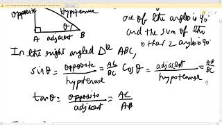 Basics of Trigonometry - Part 1