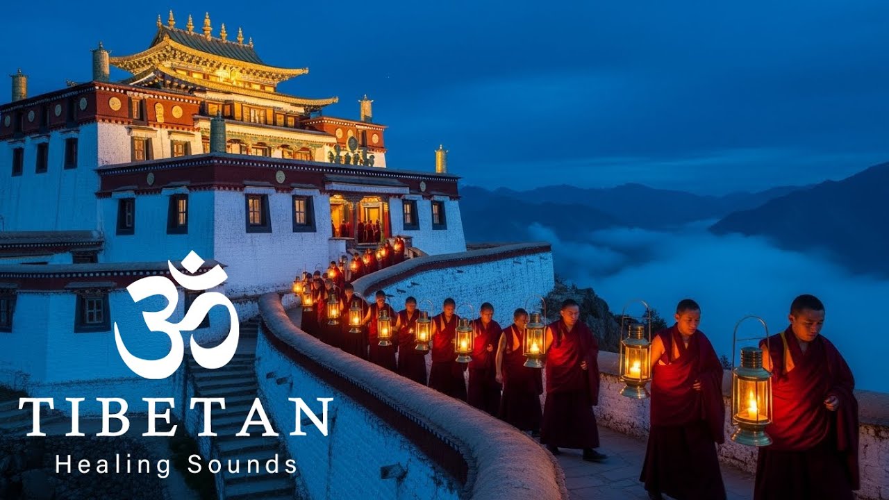 Deep Monk Meditation Music | Relaxing Healing Sounds for Inner Peace & Deep Sleep Yoga 🌕