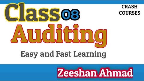 Auditing class 08| Audit Sampling Techniques, Control Risk. Senior Auditor test/Interview