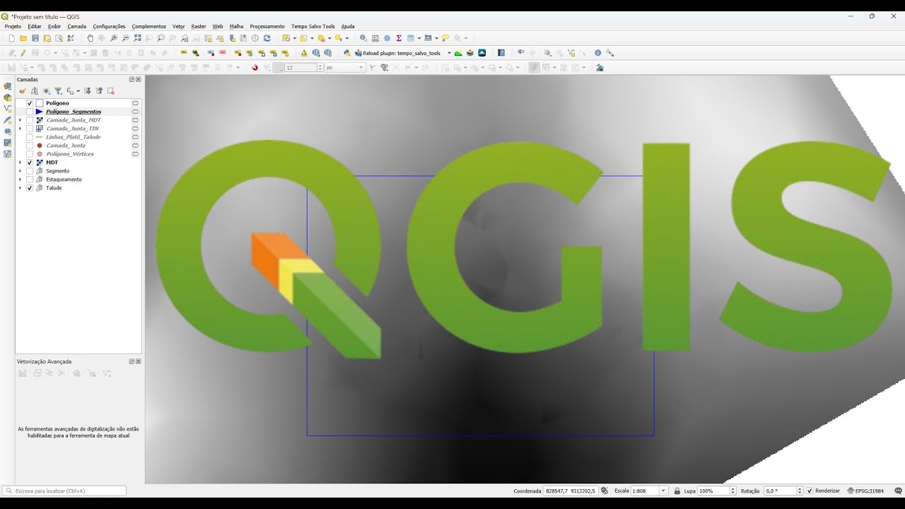 Crie Platôs no QGis