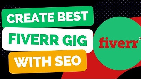 How To Create Best Gig on Fiverr | Fiverr Gig Freelancing Course | Fiverr Data Entry gig