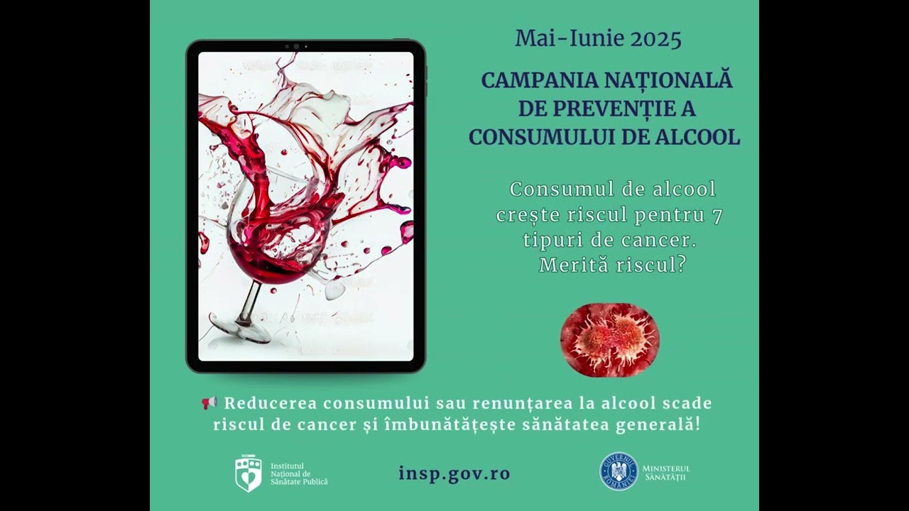 Video FB populatie generala - Campania Naționala de Prevenție a Consumului de Alcool . INSP 2025