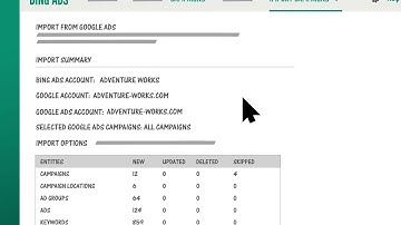 Import campaigns from Google Ads into Bing Ads