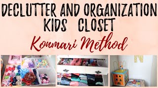 DECLUTTER AND ORGANIZING MY DAUGTER'S CLOSET | Konmari | Motivation Monday | Collab W Bronte Requa