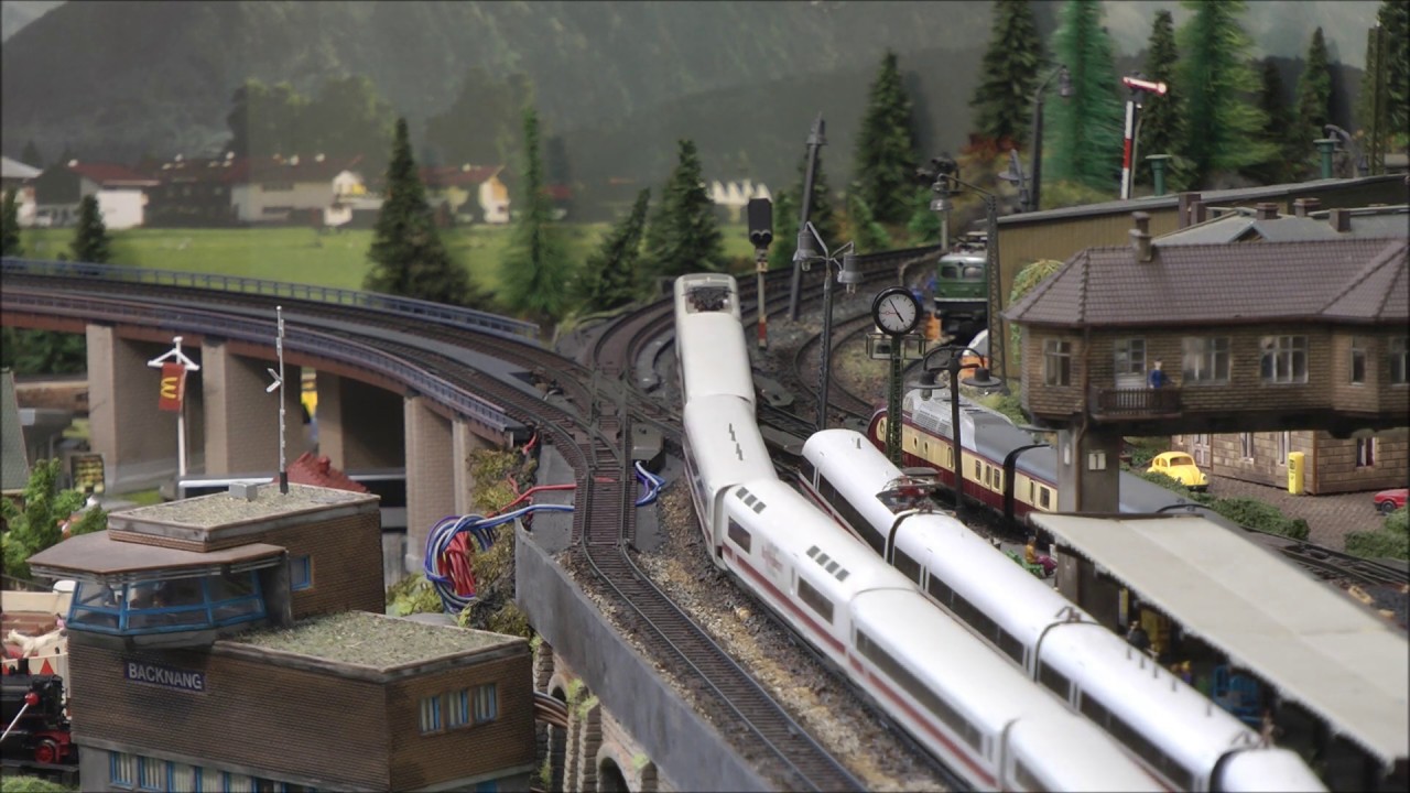 Spur N, Trix und Fleischi ICE on track