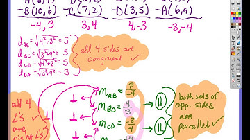 Chapter I - Video #3 (Section 6.1-3 - Classifying Quadrilaterals using Coordinates)