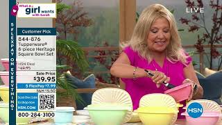 Tupperware 8piece Heritage Square Bowl Set screenshot 5