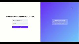 Demo Video for Adaptive Traffic Management System