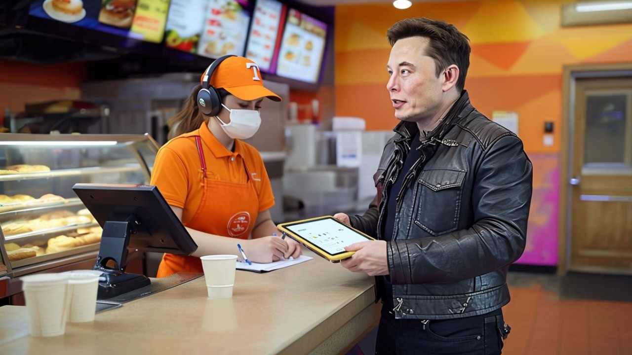 ELON MUSK Goes To Order Taco Bell Meal, Stops Cold When He Hears 2 BOYS Whisper THIS Behind Him!