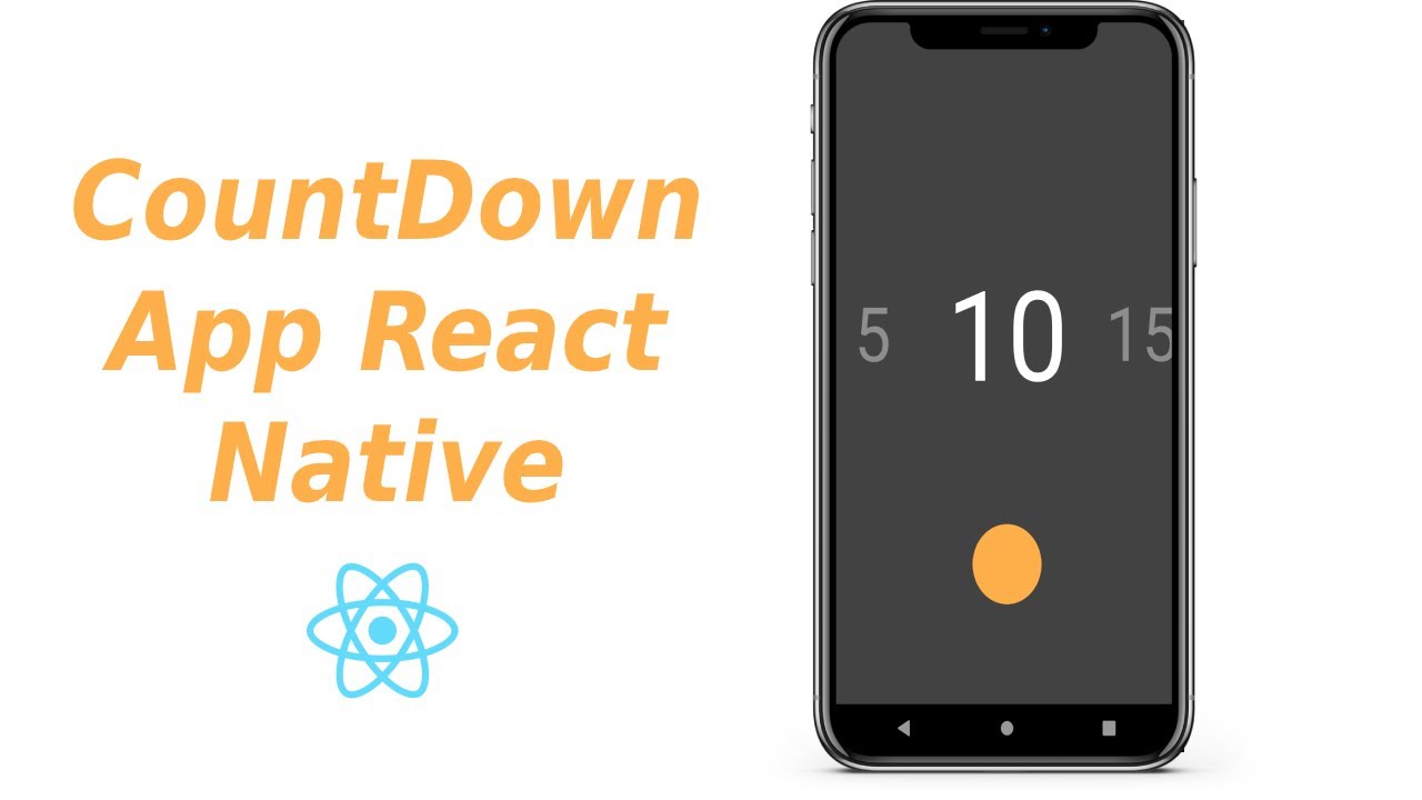 React Native Count Down Timer App With Source Code - YouTube