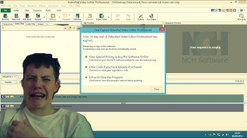 How to unlock VideoPad Video Editor Free version.