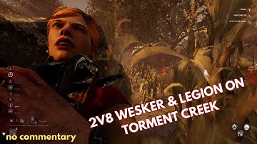 2v8 Wesker and Legion on Torment Creek / Dead By Daylight Killer Gameplay / No Commentary