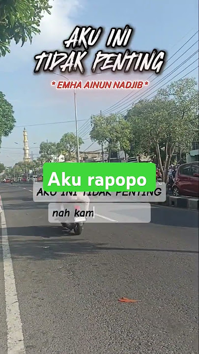 aku rapopo #caknun #emhaainunnajib #rapopo #quotes #quranic #mencarirejeki #motivasi #gresik #dosa