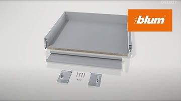Assembly of MERIVOBOX inner drawer | Blum