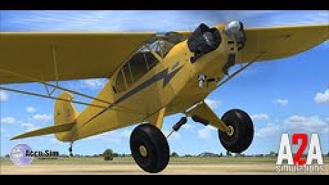 Piper J-3 Cub (Tundra).  ICAO: (7S3-KVUO). Portland to Pearson. (P3Dv4)