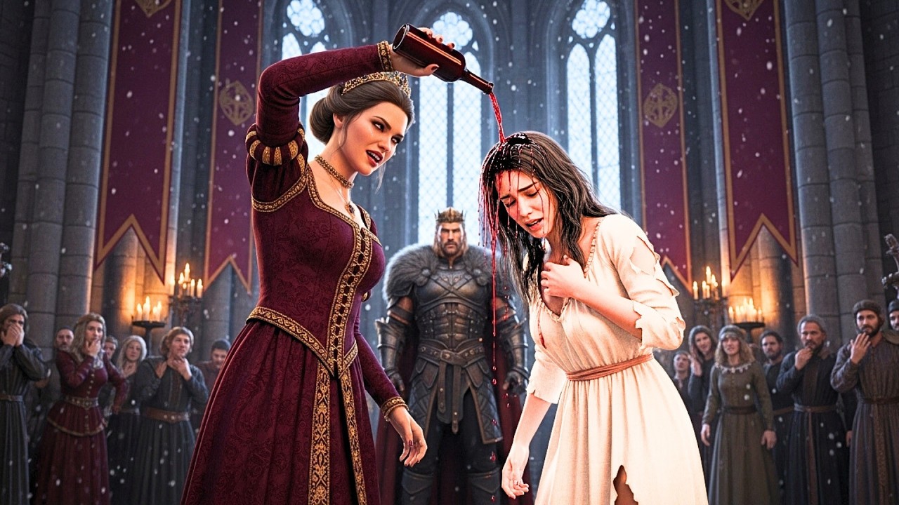 She Humiliated the Rejected Omega With Wine—Until the Alpha King Forced the Entire Court to Kneel