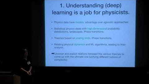 Gotham City Physics X ML - Closing Remarks (May 1, 2019)