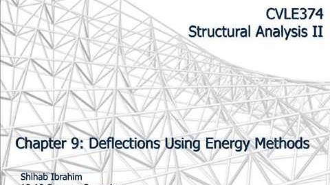 Deflection by using energy method