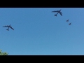 B52 bombers fly overhead  honor front line health care workers during the coronavirus covid19