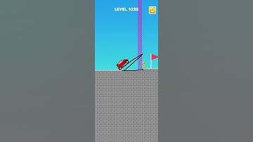 Draw Bridge puzzle level 1035 #games #gaming #game #gameplay #trend #draw #drawing #shorts #story1